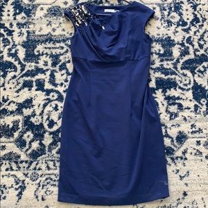 Calvin Klein Navy Blue Dress